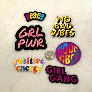🔹NWOT🔹phrase iron on patch bundle